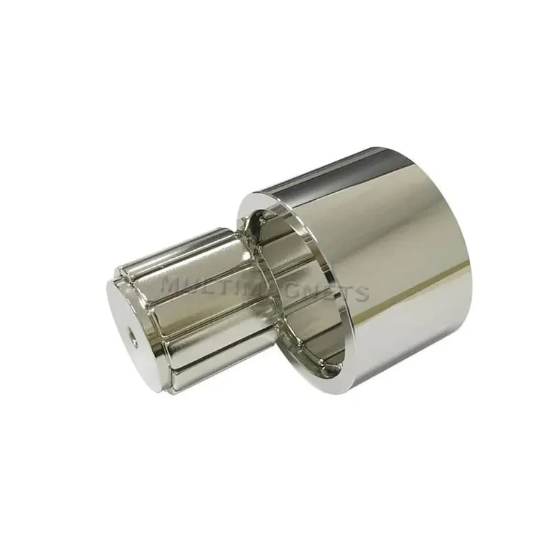 Neodymium magnet rotor assembly